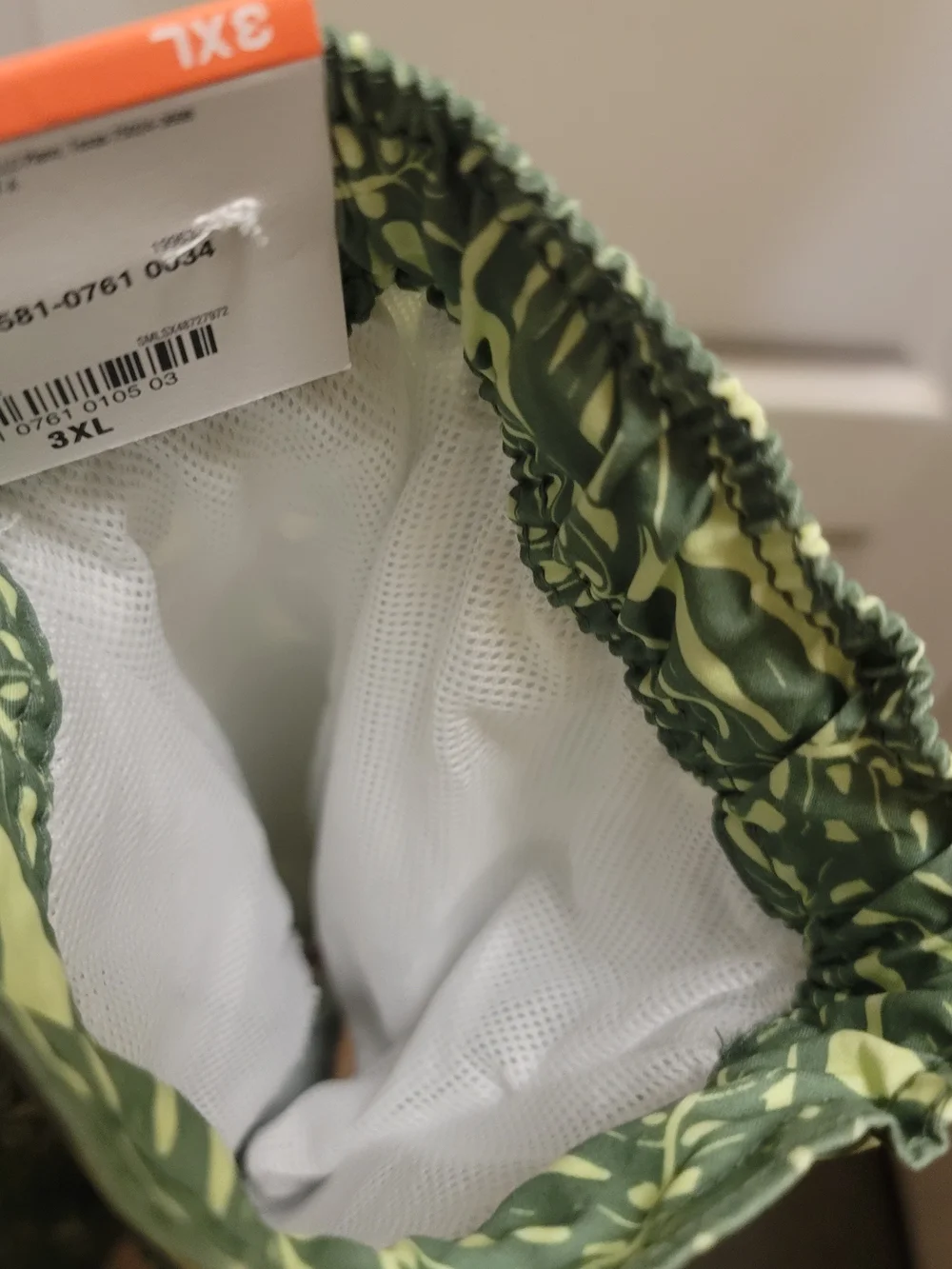 St. John's Bay Green Above Knee Swim Short - NWT - 3XL